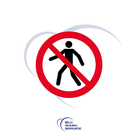 ADESIVO DIVIETO PEDONALE