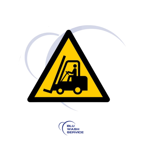 ADESIVO ATTENZIONE CARRELLO ELEVATORE