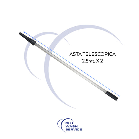 ASTA TELESCOPICA 2,50 MT X 2