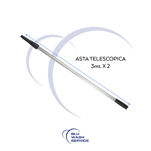 ASTA TELESCOPICA  3 MT X 2