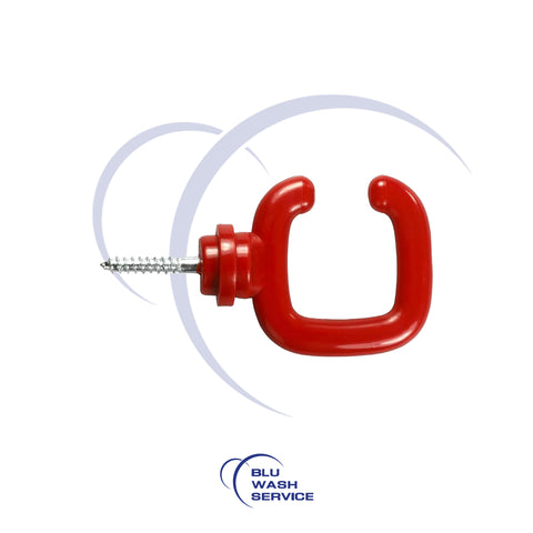 GANCIO A VITE APERTA ROSSO