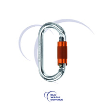 Kit completo moschettone cordino casco e imbragatura