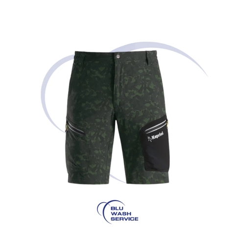 PANTALONE CORTO TECH CAMO VERDE