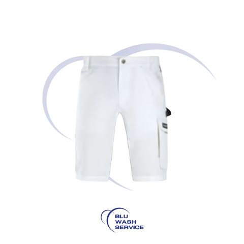 PANTALONE CORTO KAVIR PAINT BIANCO