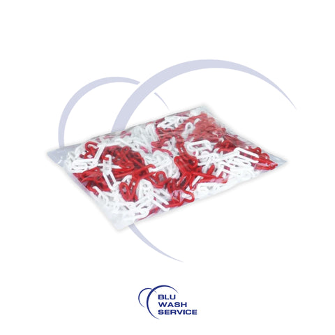 SACCHETTO 25 MT CATENA SEGNALE 6 MM ROSSO