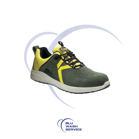 SCARPA PILOT VERDE GIALLO